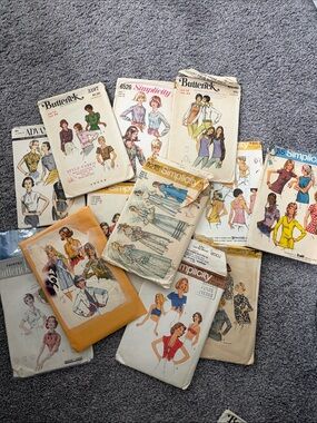 12 vintage patterns